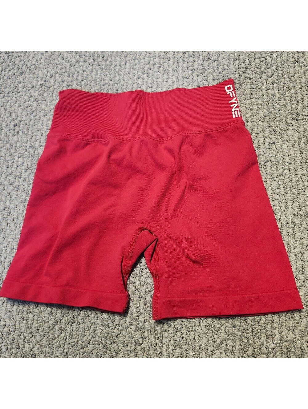 DFYNE Red Athletic Compression Shorts Size Small